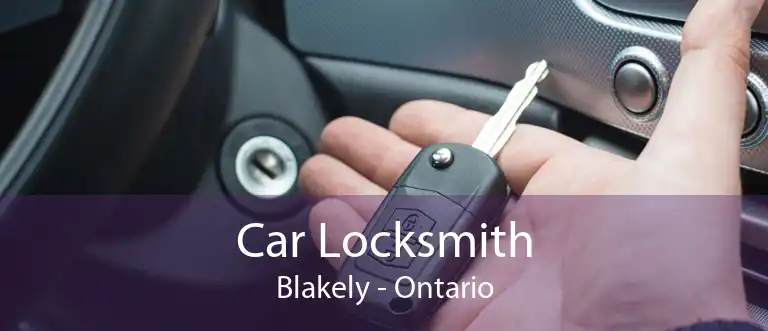Car Locksmith Blakely - Ontario