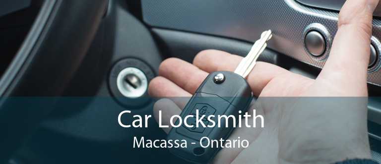 Car Locksmith Macassa - Ontario